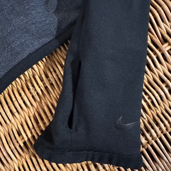 Gray and Black Nike Dri Fit Turtleneck Zip Up - Picture 5 of 6